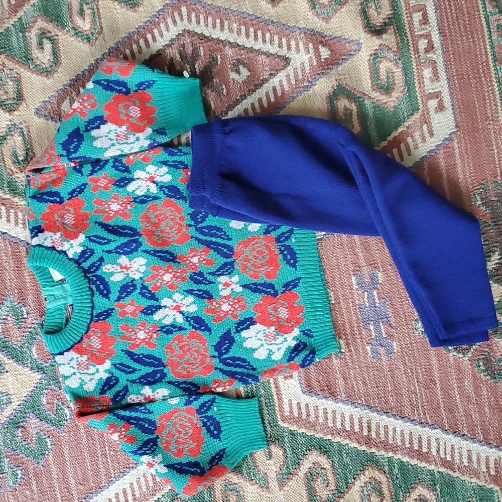 Vintage Knit Set Excellent